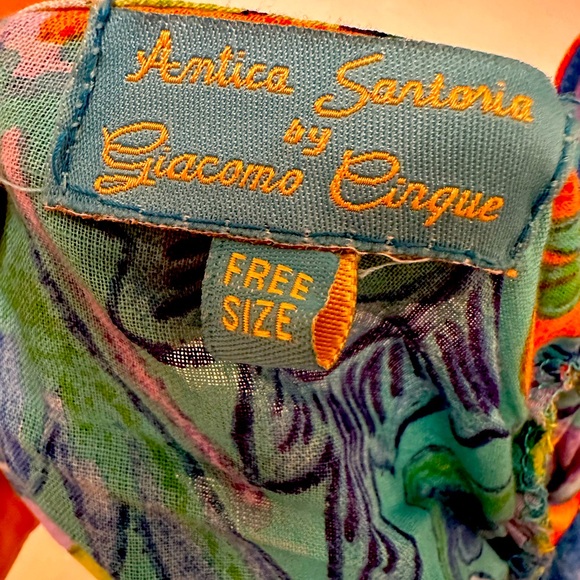 Multi-color sundress from Italy, worn once for a shoot. - Picture 7 of 7